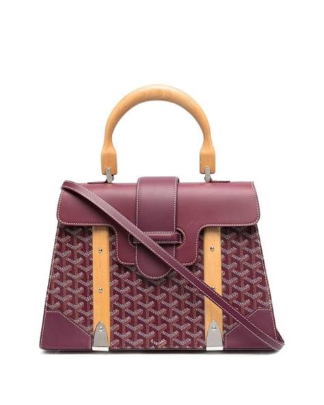 goyard saigon handbag - purple -female|Goyard saigon tote bag.